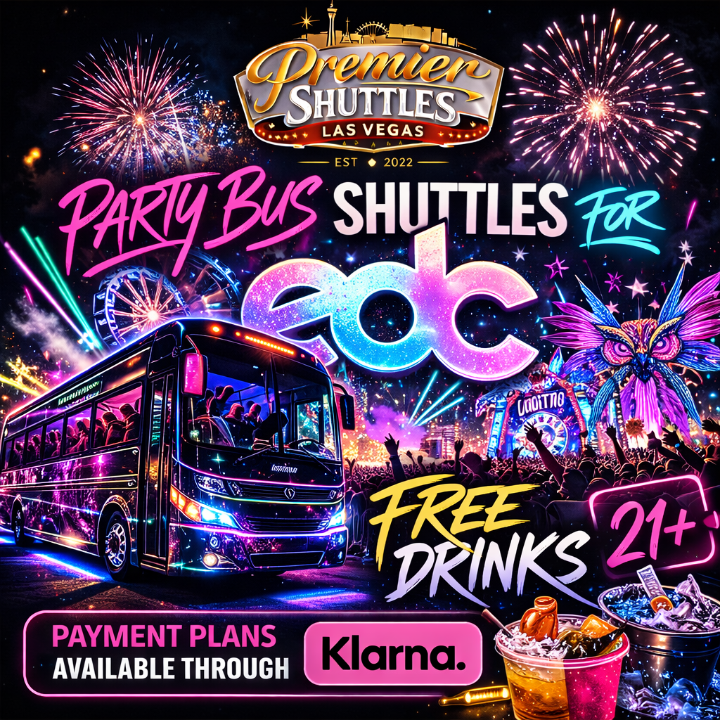 EDC Shuttle with Premier Shuttles Las Vegas.