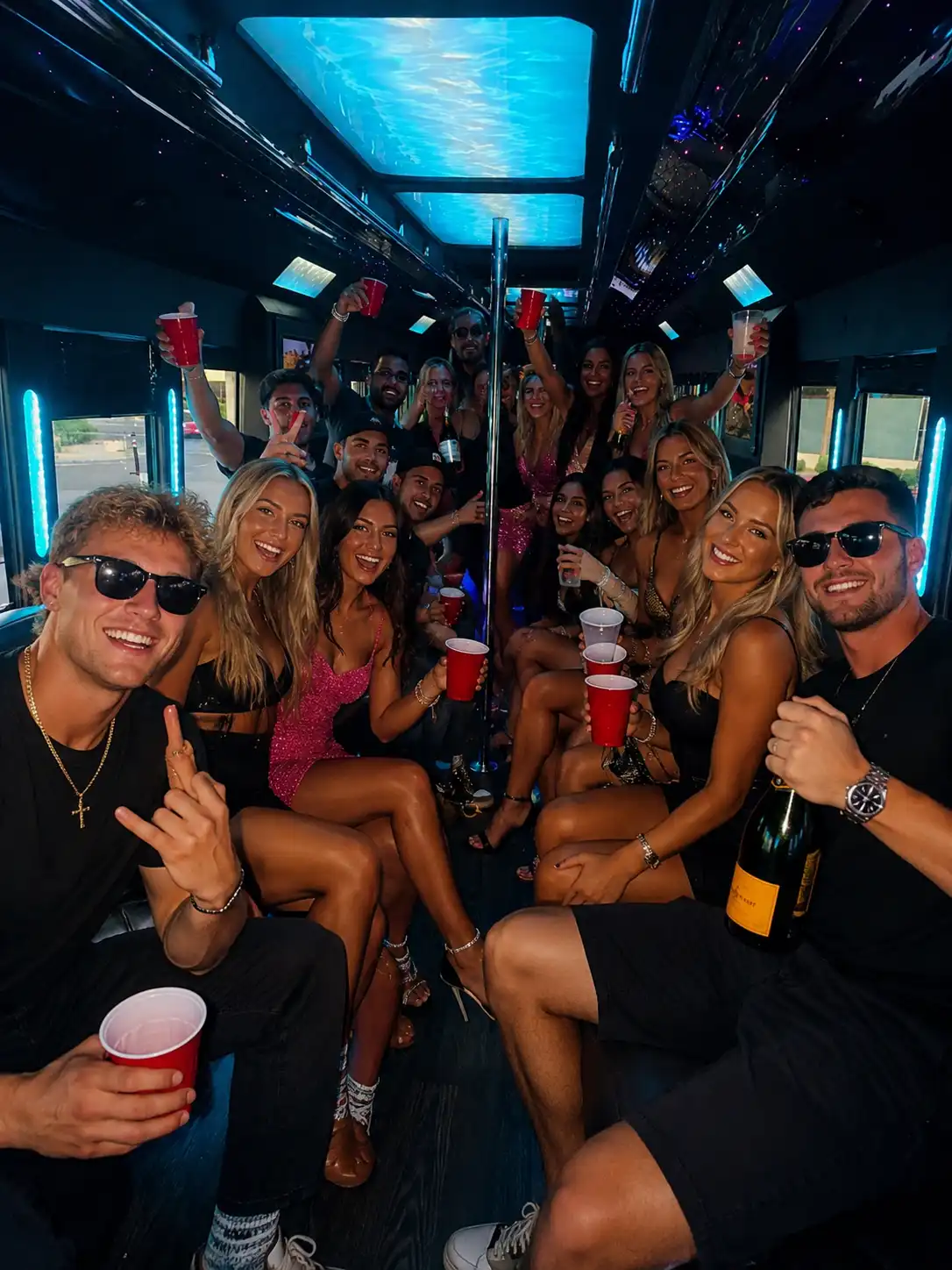 Las Vegas Party Bus Rentals Party Bus with People