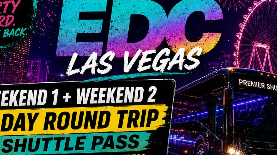 EDC Las Vegas Shuttle Ad