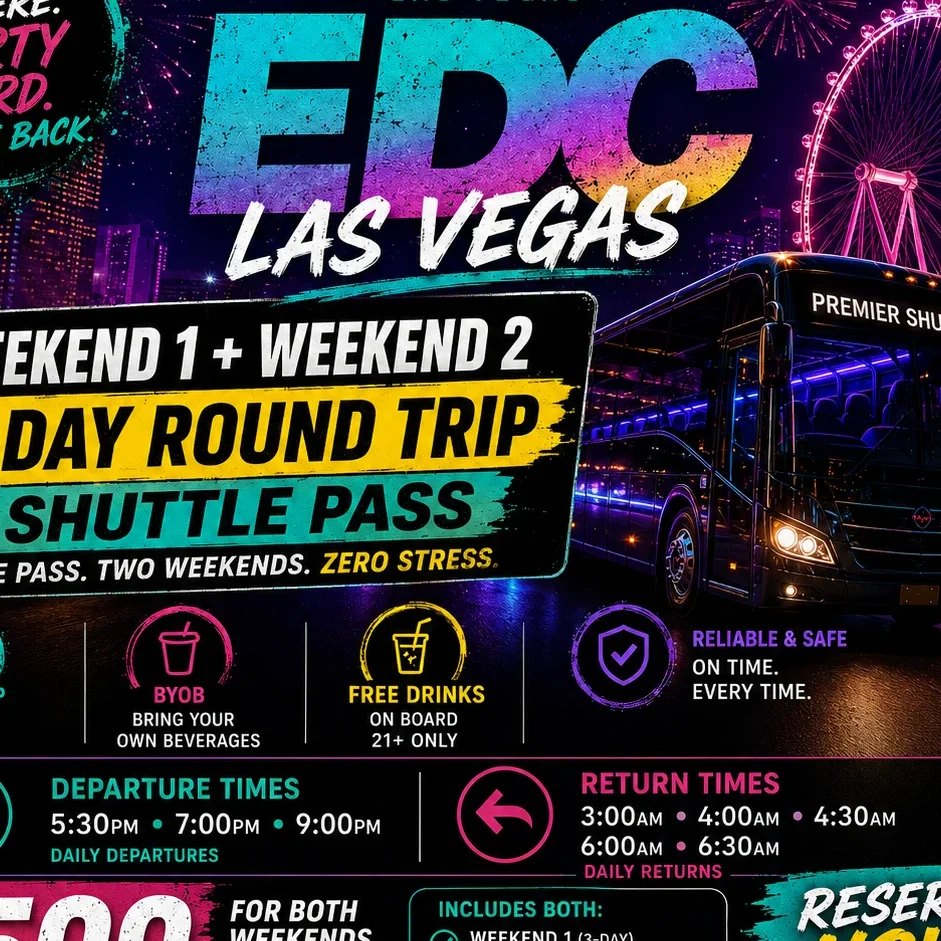 EDC Las Vegas Shuttle Ad