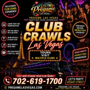 Contact Us for Club Crawls Las Vegas Pregame Las Vegas