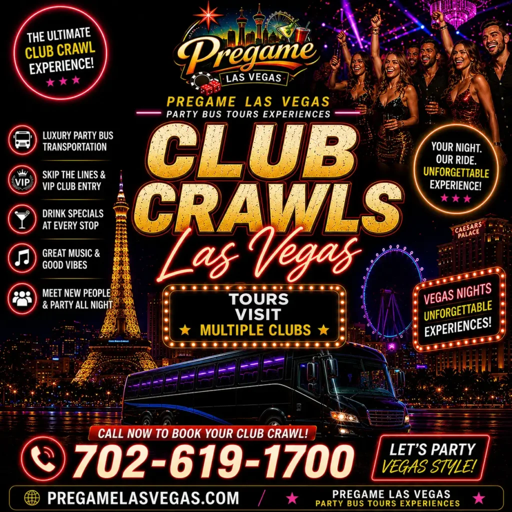 Club Crawls Las Vegas Pregame Las Vegas
