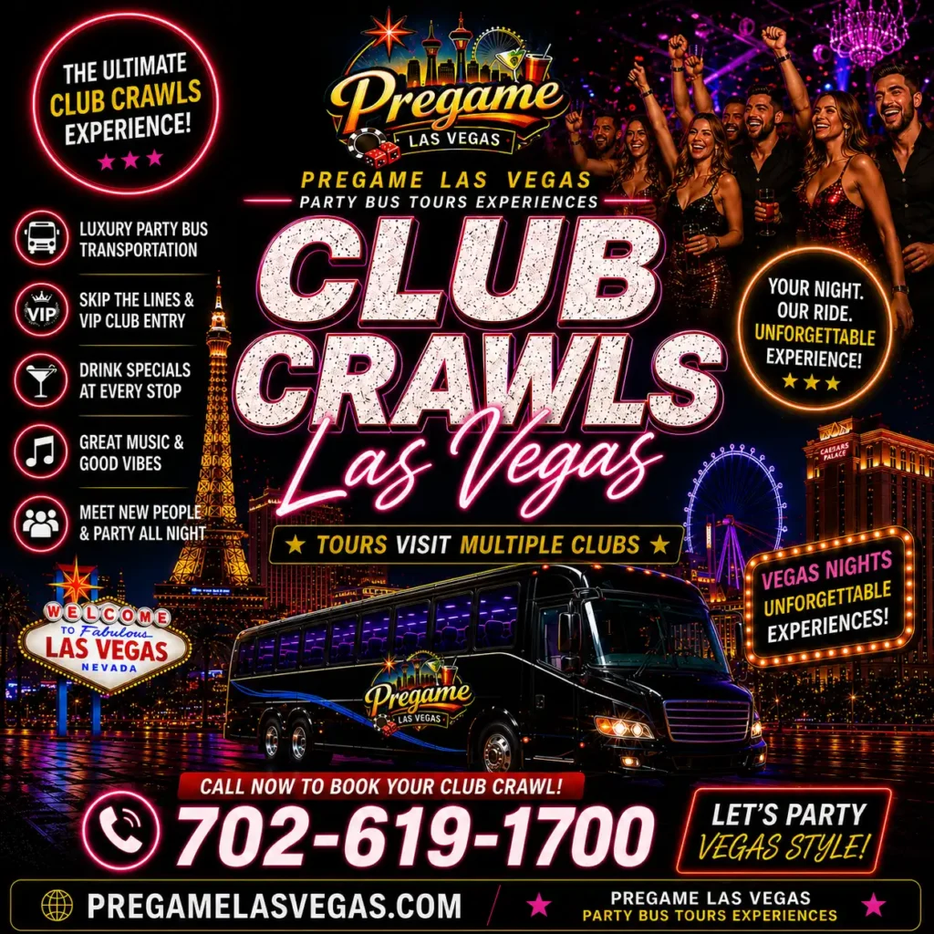 Club Crawls Las Vegas Pregame Las Vegas