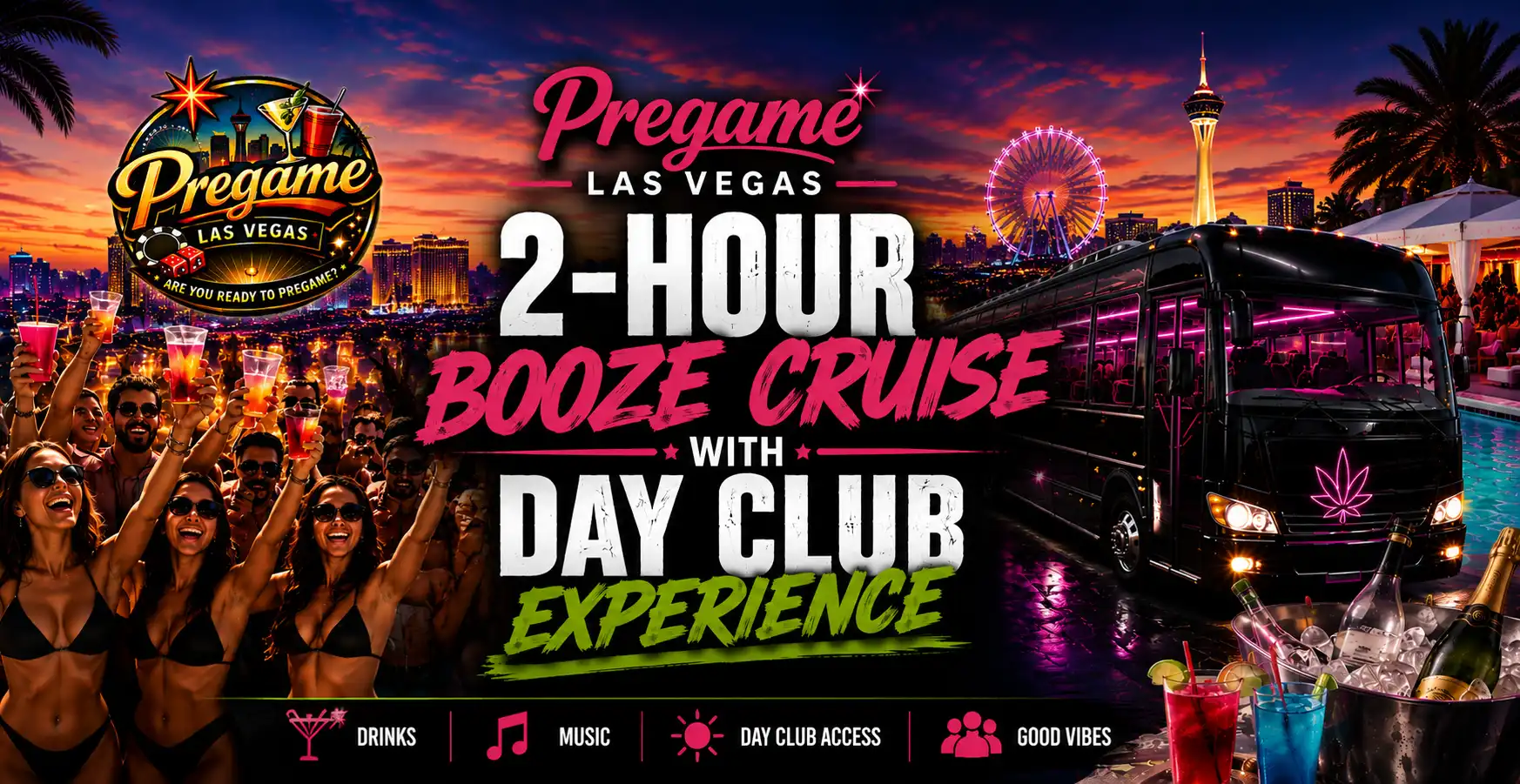 Las Vegas Booze Cruise Party Bus Ad