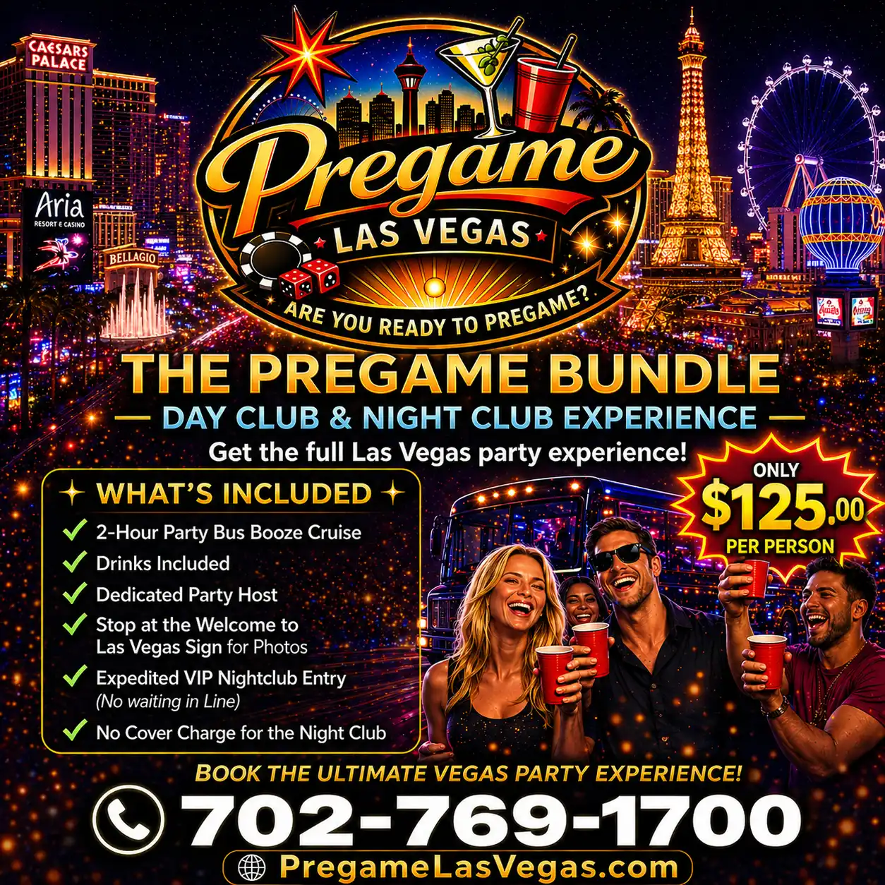 The Pregame Bundle - Day Club & Night Club Experience